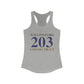 Wallingford 203 Connecticut Women's Ideal Racerback Tank