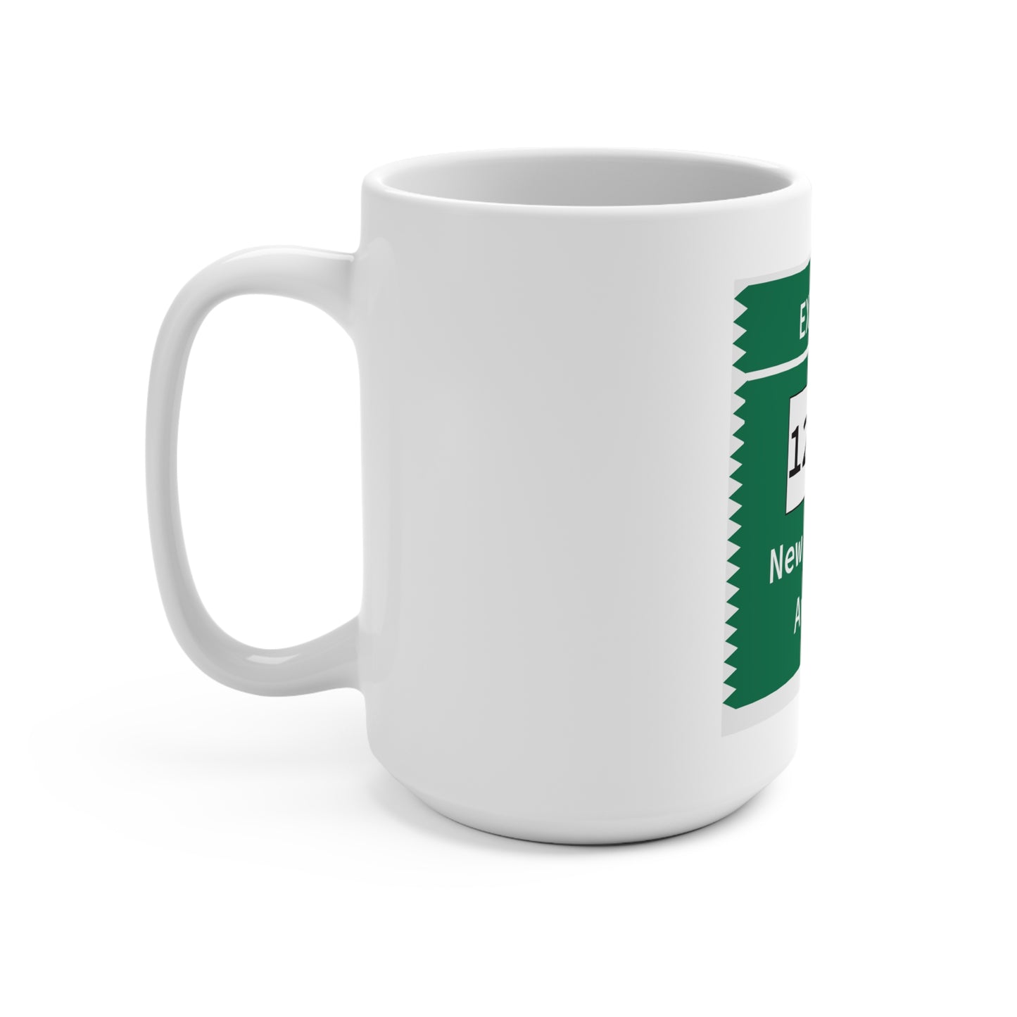 Vintage Merritt Parkway Exit 38 Sign Mug 15oz