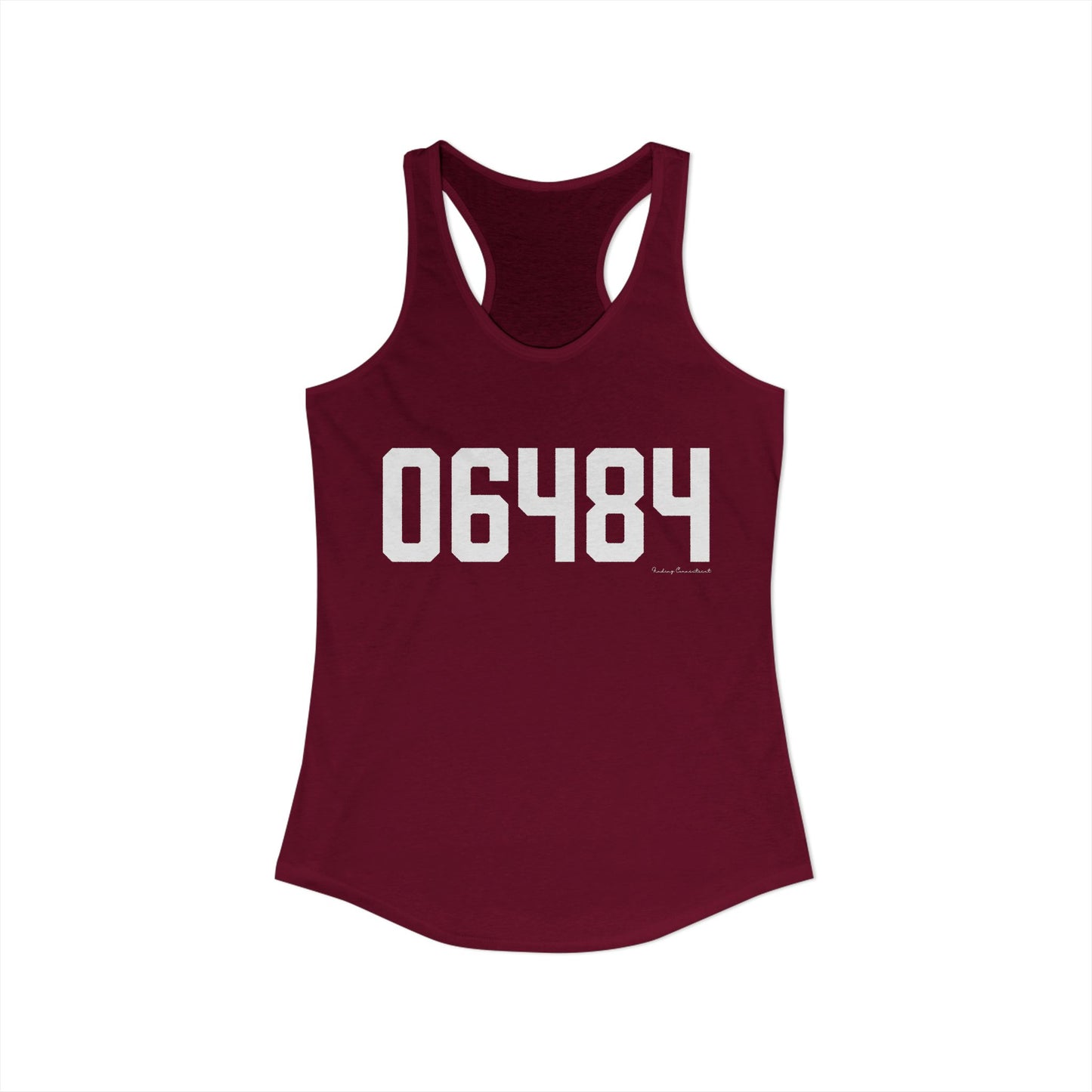 06484 Shelton Connecticut Zip Code Women's Ideal Racerback Tank Top