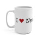 I Heart New Canaan. Mug 15oz