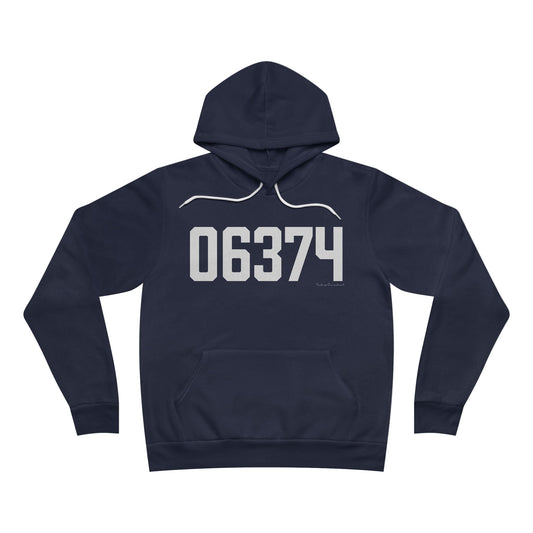 06374 Voluntown CT Zip Code Unisex Sponge Fleece Pullover Hoodie