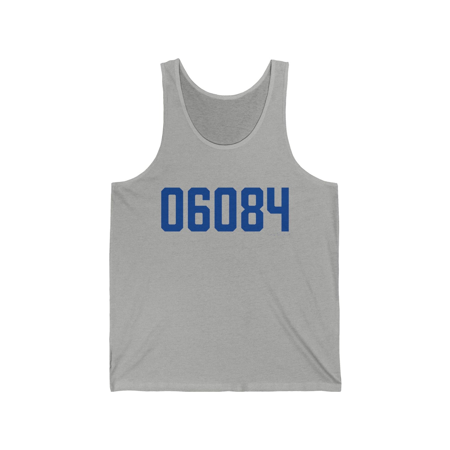 06084 Tolland Connecticut Zip Code Unisex Jersey Tank Top