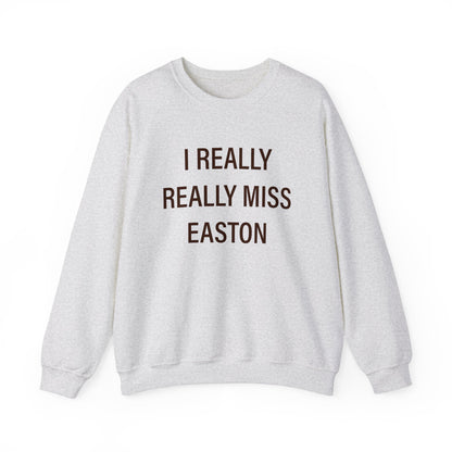 I Really Really Miss Easton Unisex Heavy Blend™ Crewneck Sweatshirt