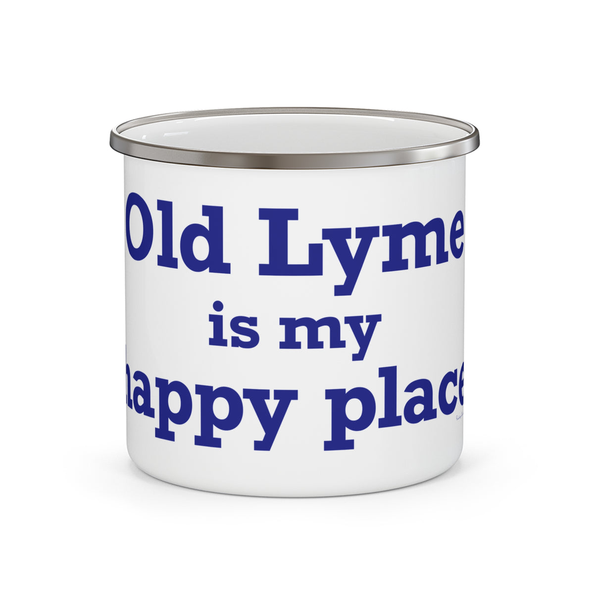 Old Lyme is My Happy Place Camping Mug