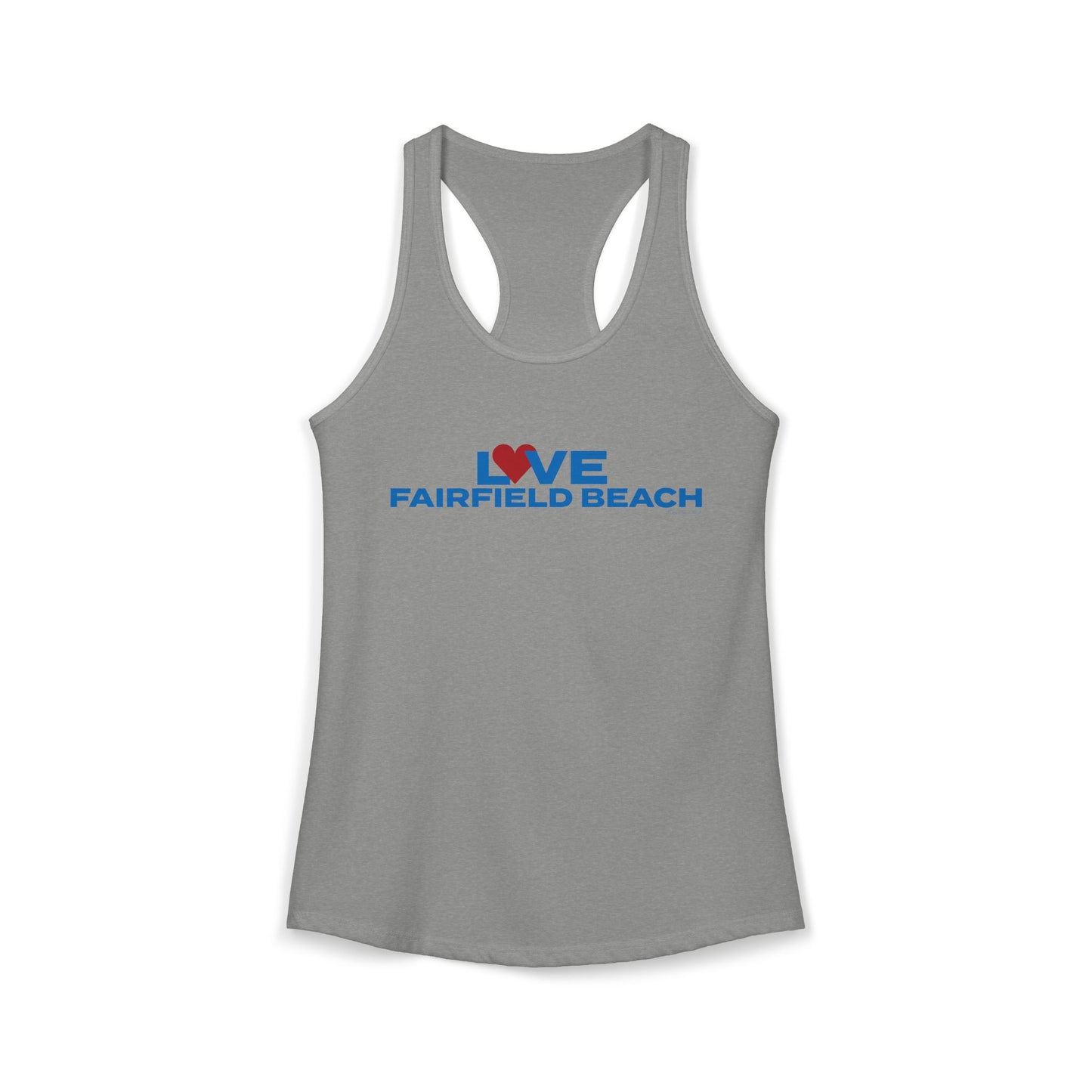 Love Fairfield Beach Women's Ideal Racerback Tank Top