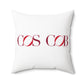 41 Tilt Cos Cob Spun Polyester Square Pillow