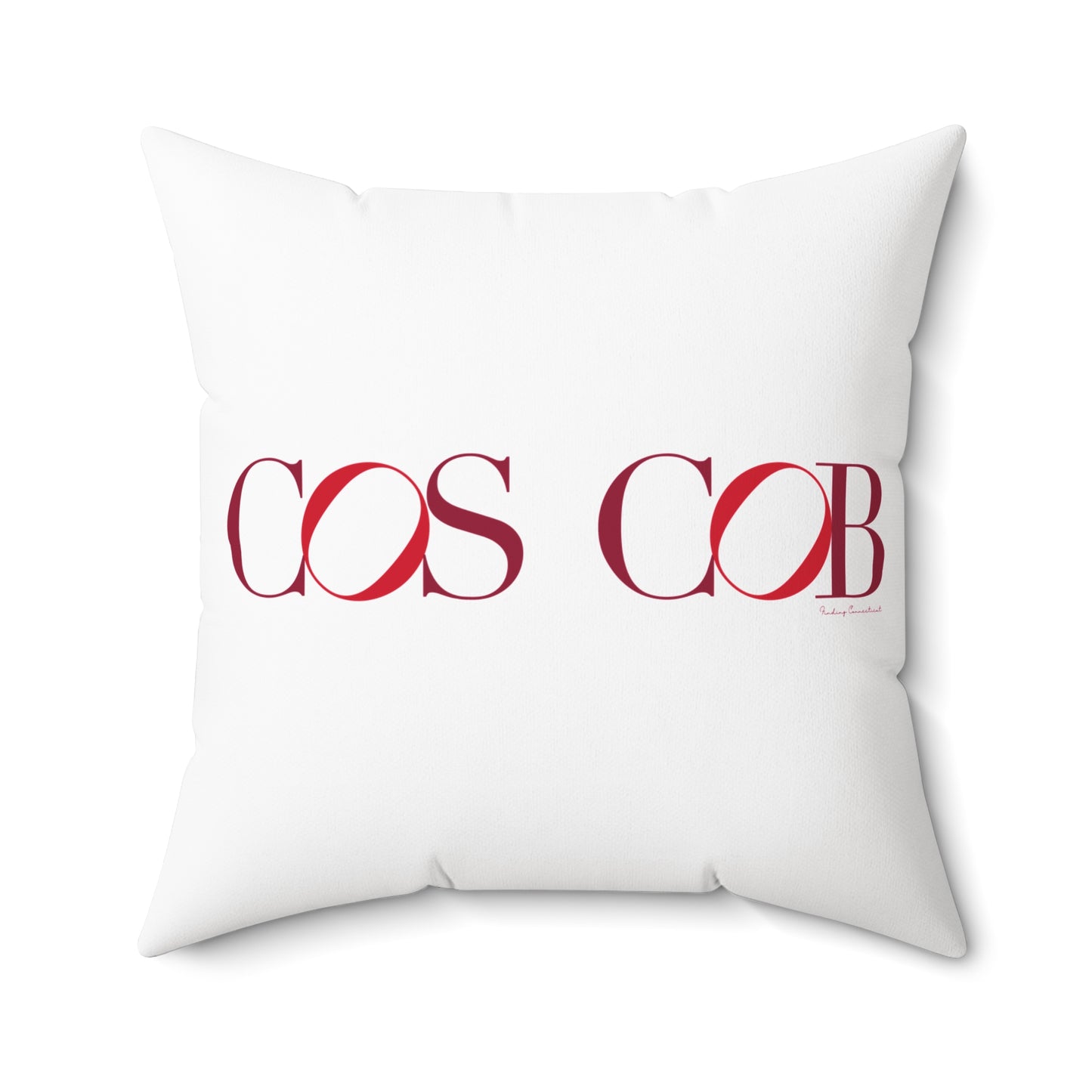 41 Tilt Cos Cob Spun Polyester Square Pillow