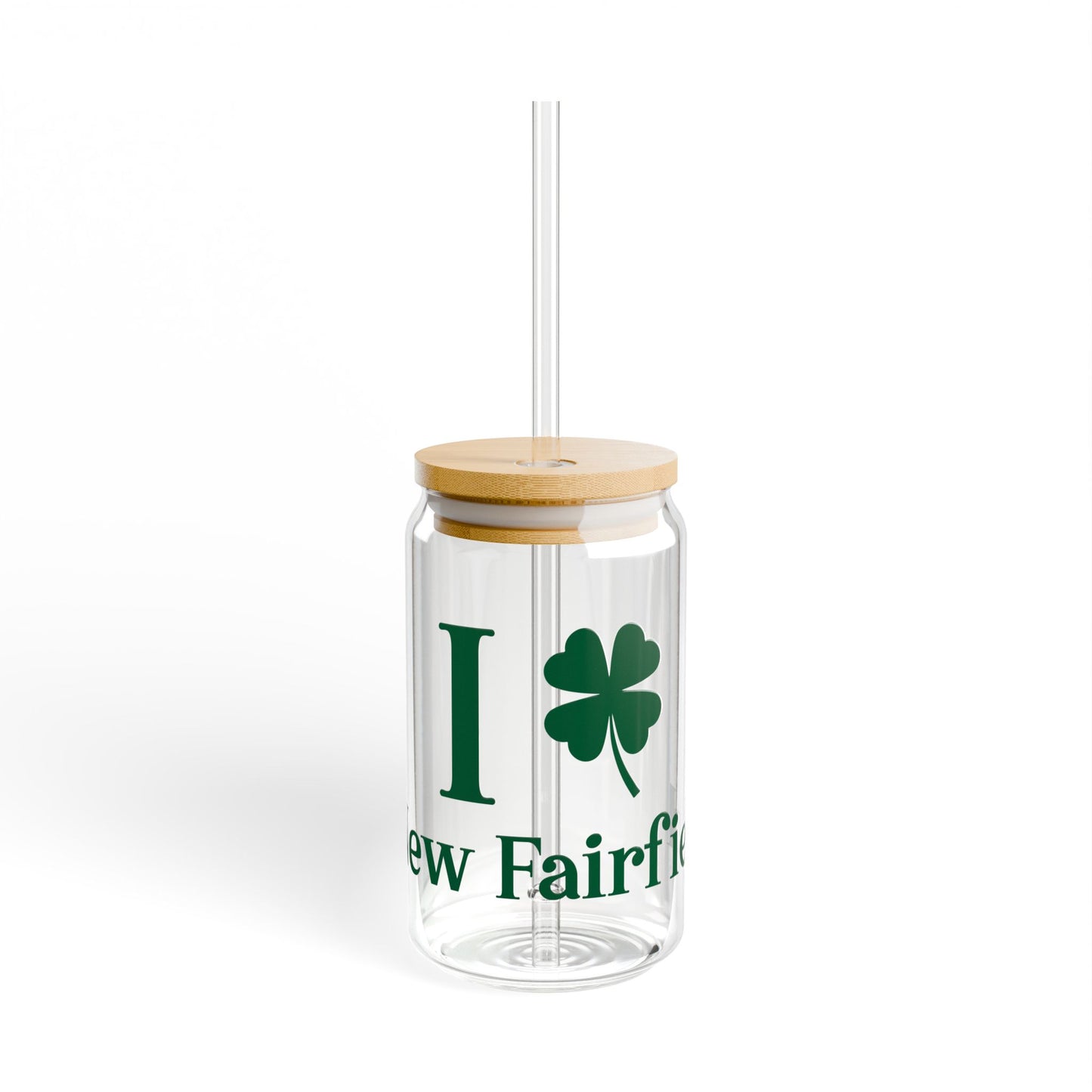 I Clover New Fairfield  Sipper Glass, 16oz