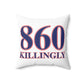 860 Killingly Red, White & Blue Spun Polyester Square Pillow