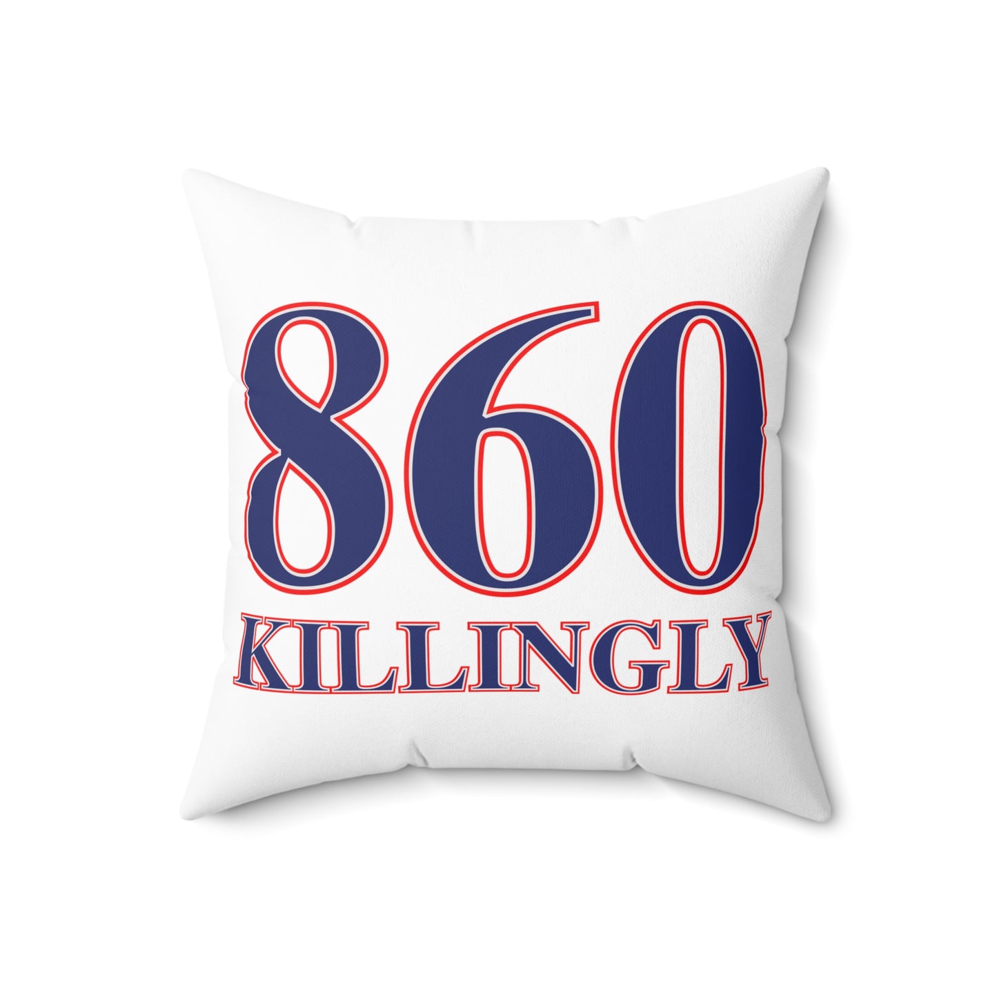 860 Killingly Red, White & Blue Spun Polyester Square Pillow