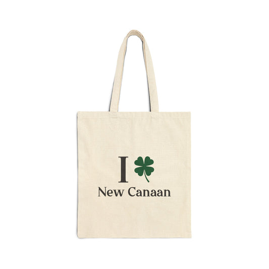 I Clover New Canaan Cotton Canvas Tote Bag