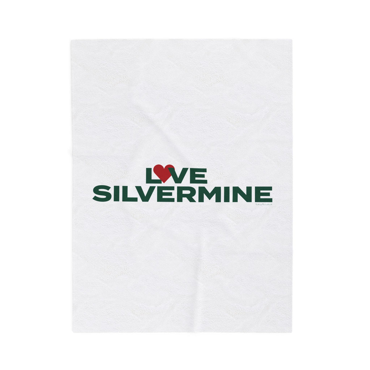 Love Silvermine Velveteen Plush Blanket