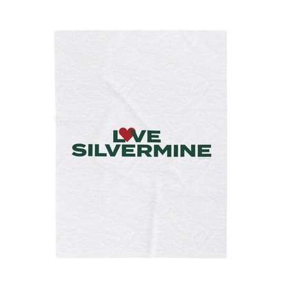 Love Silvermine Velveteen Plush Blanket