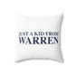 Just a kid from Warren Polyester Square Pillow
