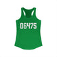 06475 Old Saybrook CT Zip Code Women's Ideal Racerback Tank Top