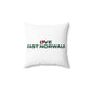 Love East Norwalk Spun Polyester Square Pillow
