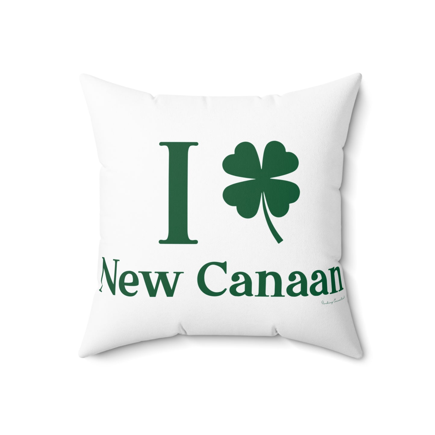 I Clover New Canaan Spun Polyester Square Pillow