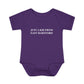 Just a kid from East Hartford Infant Baby Rib Bodysuit