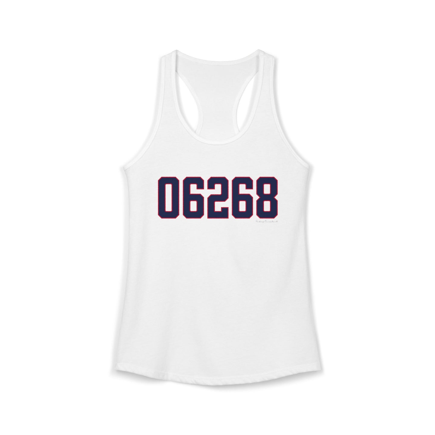 06268 Storrs Connecticut Zip Code Women's Ideal Racerback Tank Top