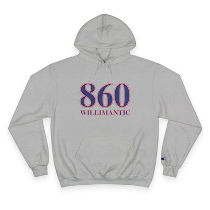 860 Willimantic Red, White & Blue Champion Hoodie