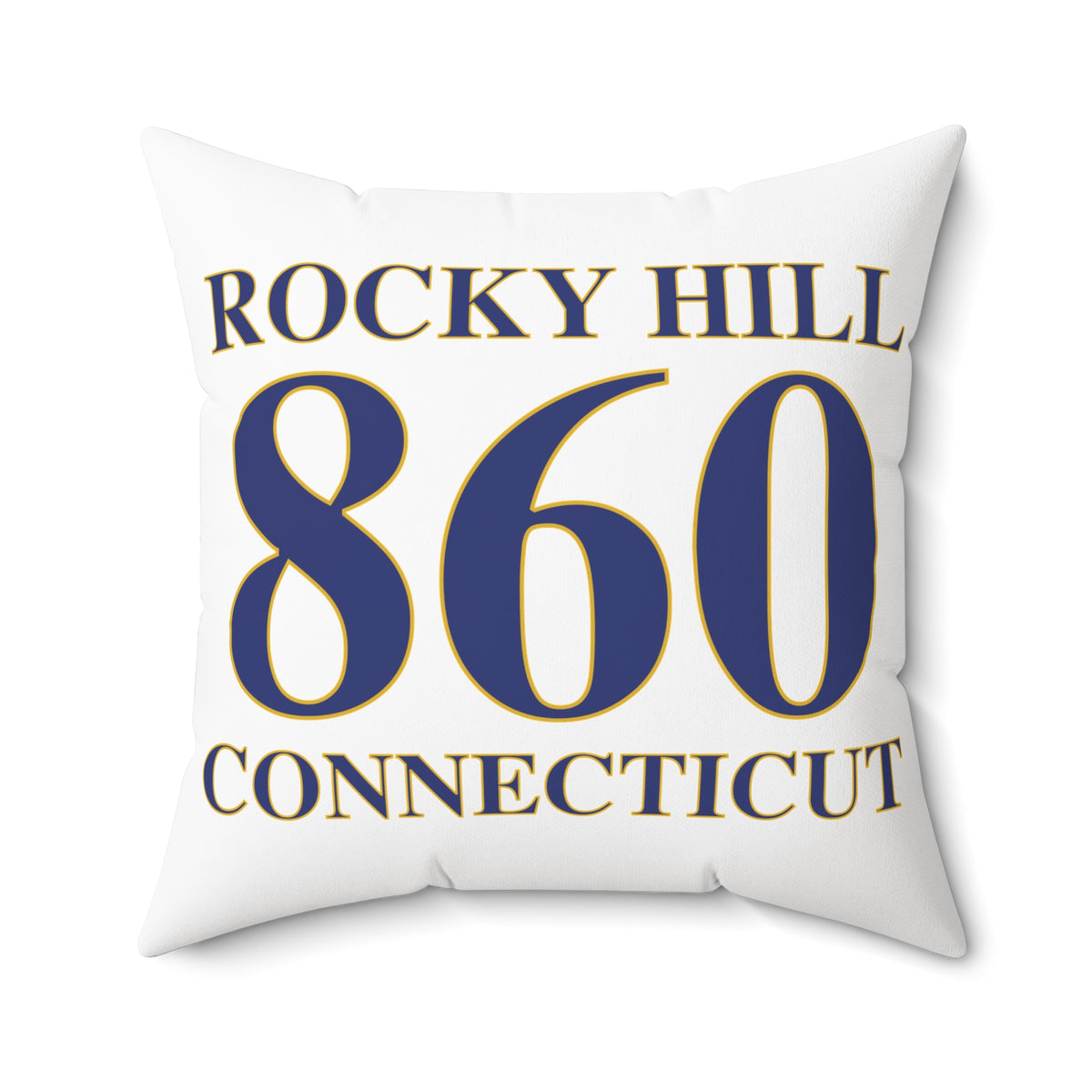 Rocky Hill 860 Connecticut Polyester Square Pillow