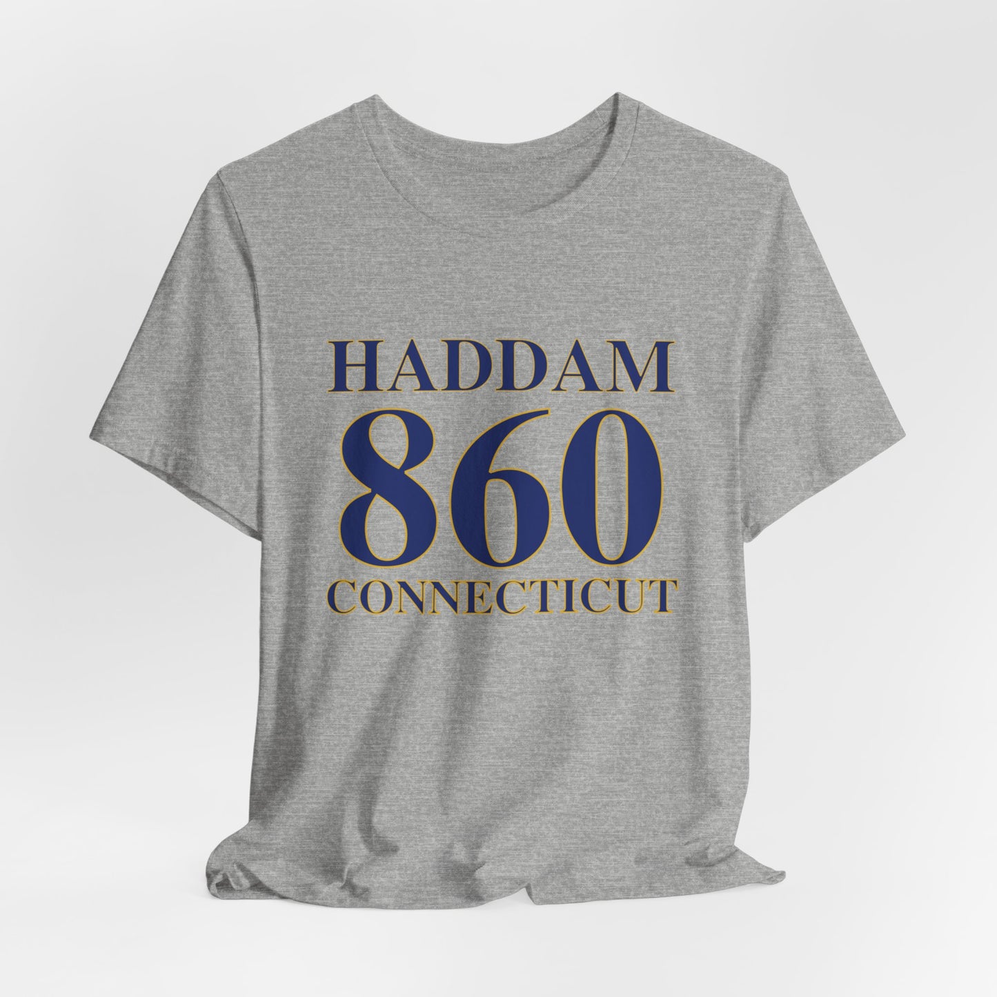 Haddam 860 Connecticut Unisex Jersey Short Sleeve Tee