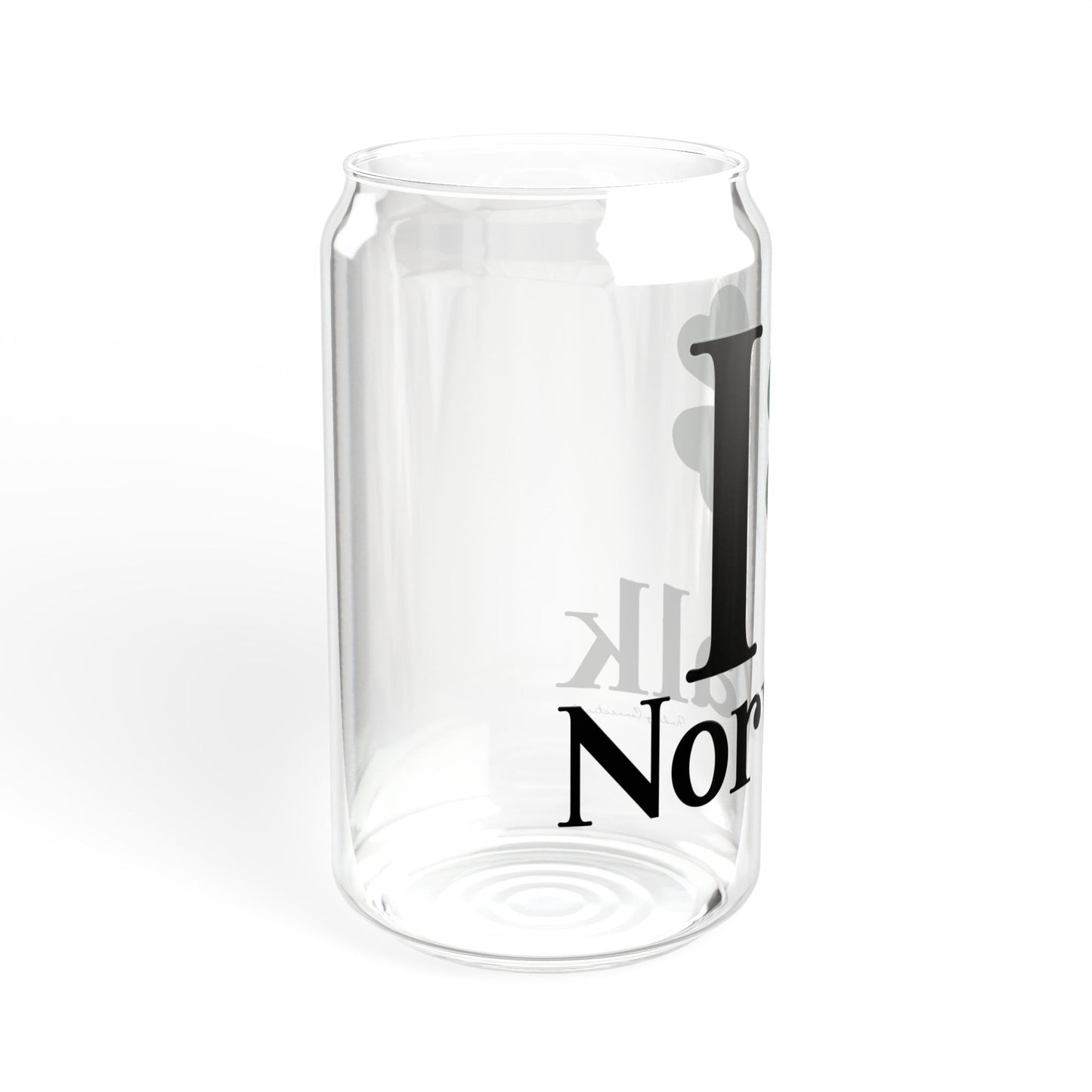 I Clover Norwalk Sipper Glass, 16oz