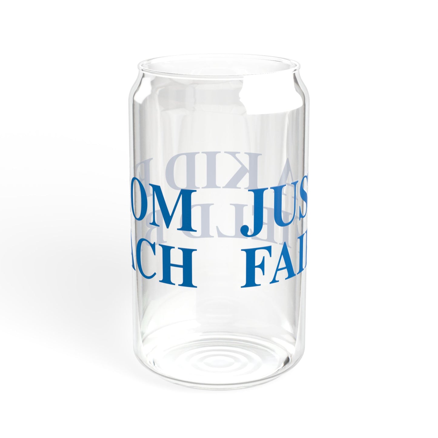 Just a kid from Fairfield Beach Sipper Glass, 16oz