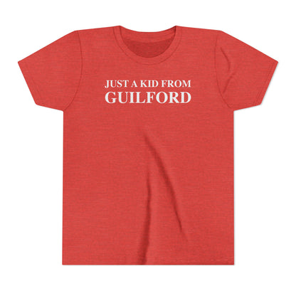 Just a kid from Guilford Youth Short Sleeve T-Shirt