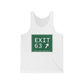 Vintage Exit 63 WCP Sign Unisex Jersey Tank Top