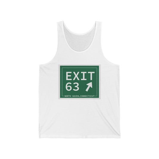 Vintage Exit 63 WCP Sign Unisex Jersey Tank Top