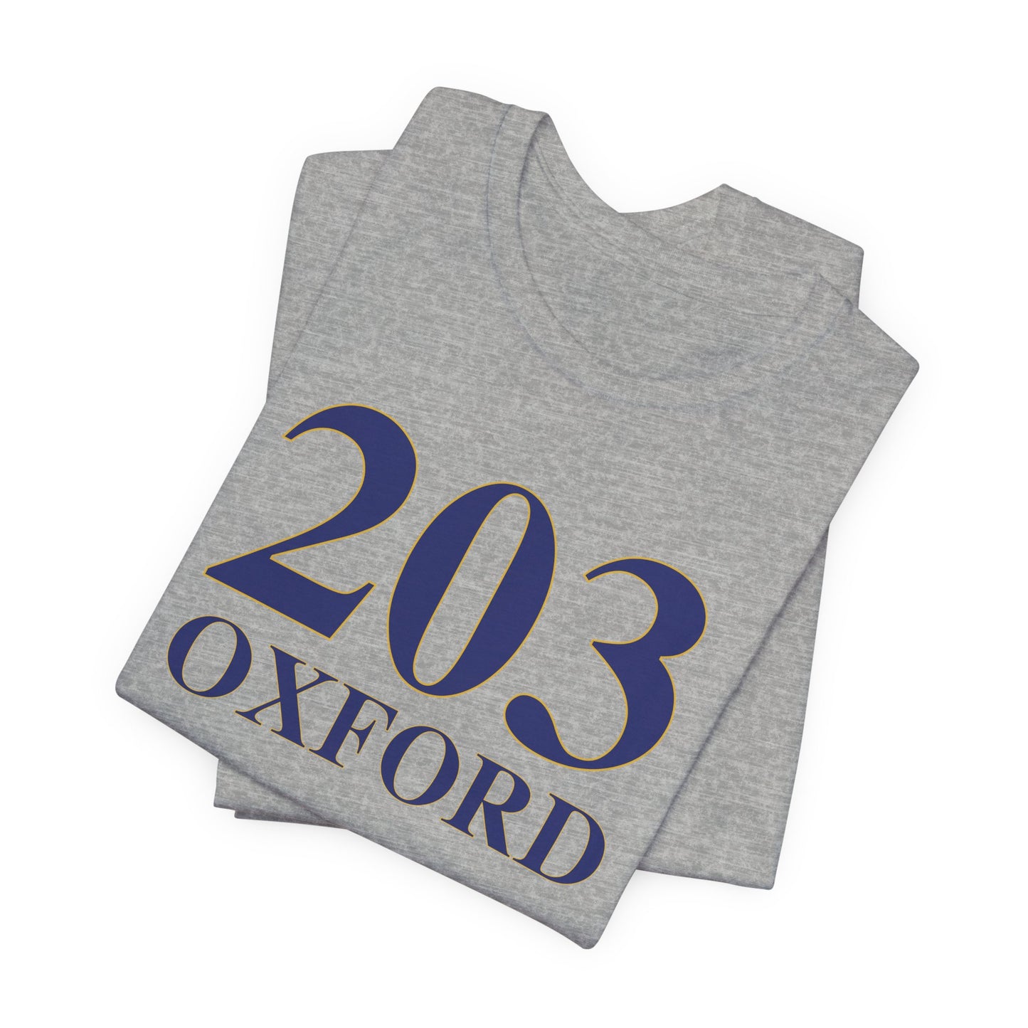 203 Oxford Unisex Jersey Short Sleeve T-Shirt