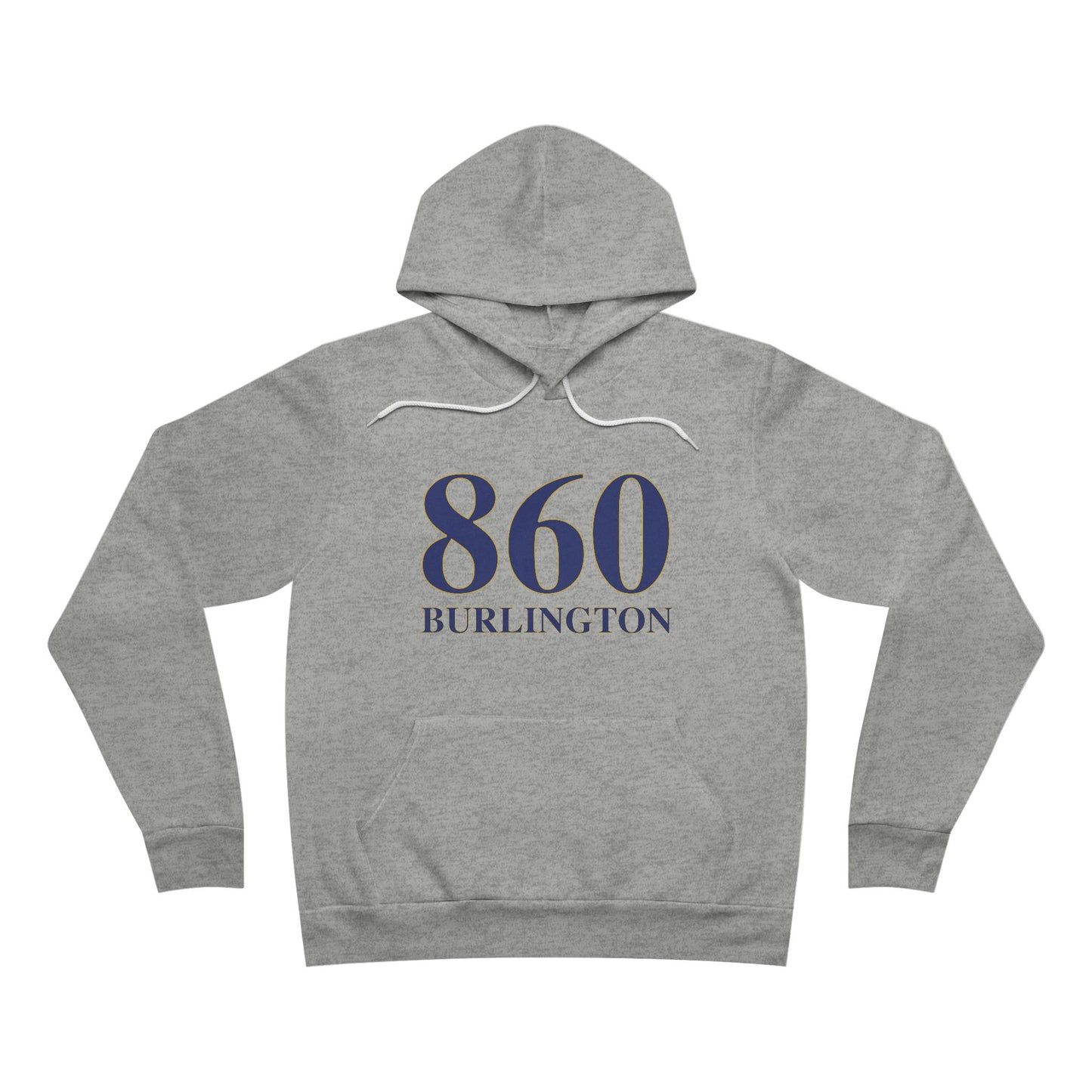 860 Burlington Unisex Sponge Fleece Pullover Hoodie
