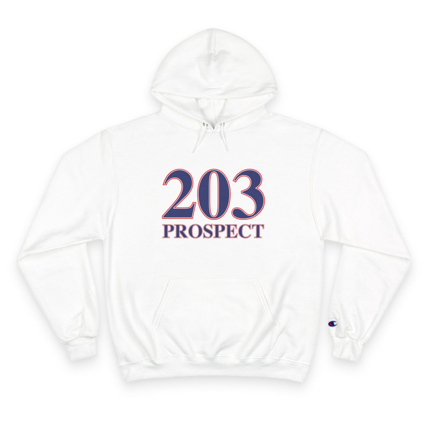 203 Prospect Red White & Blue Champion Hoodie