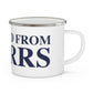 Just a kid from Storrs Enamel Camping Mug