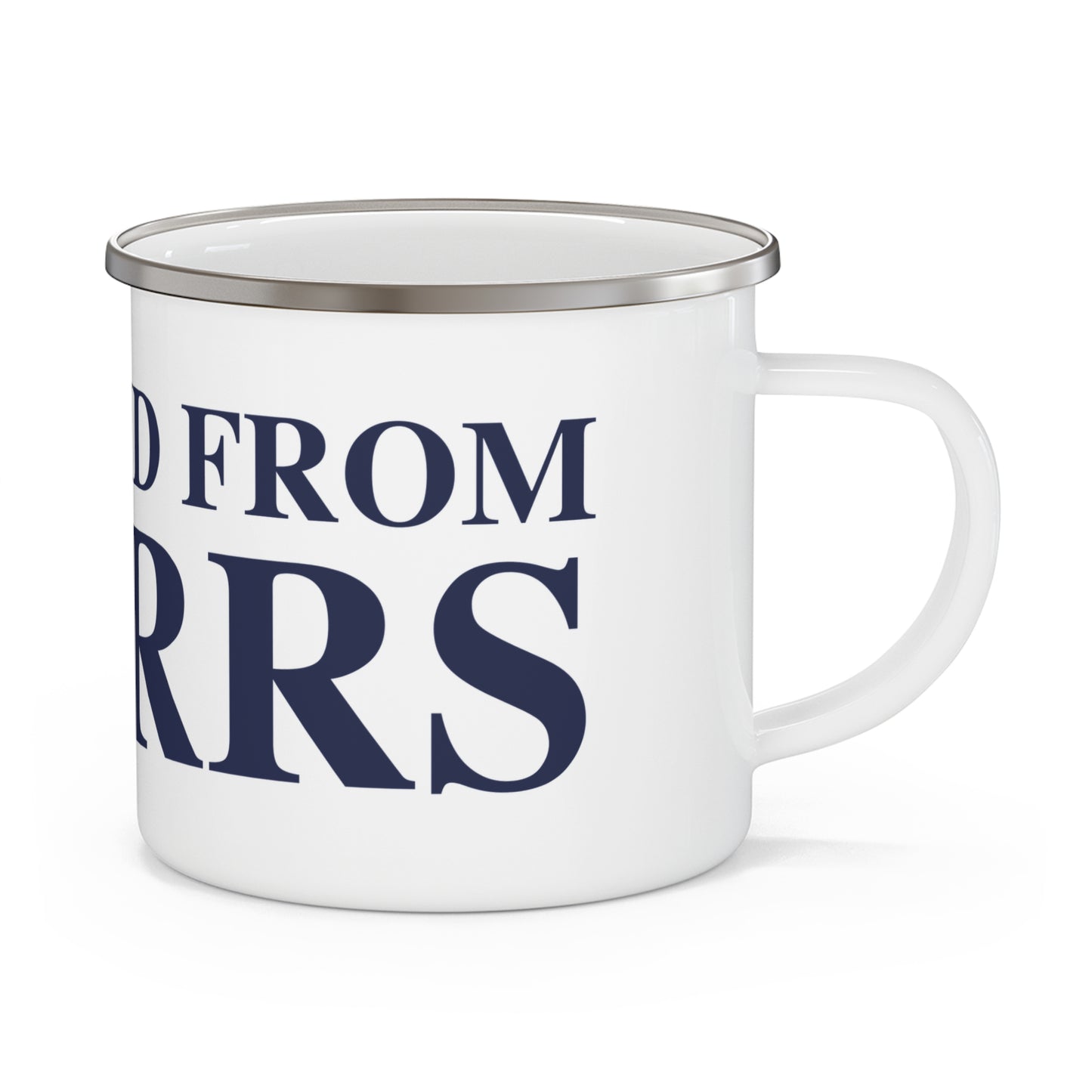 Just a kid from Storrs Enamel Camping Mug