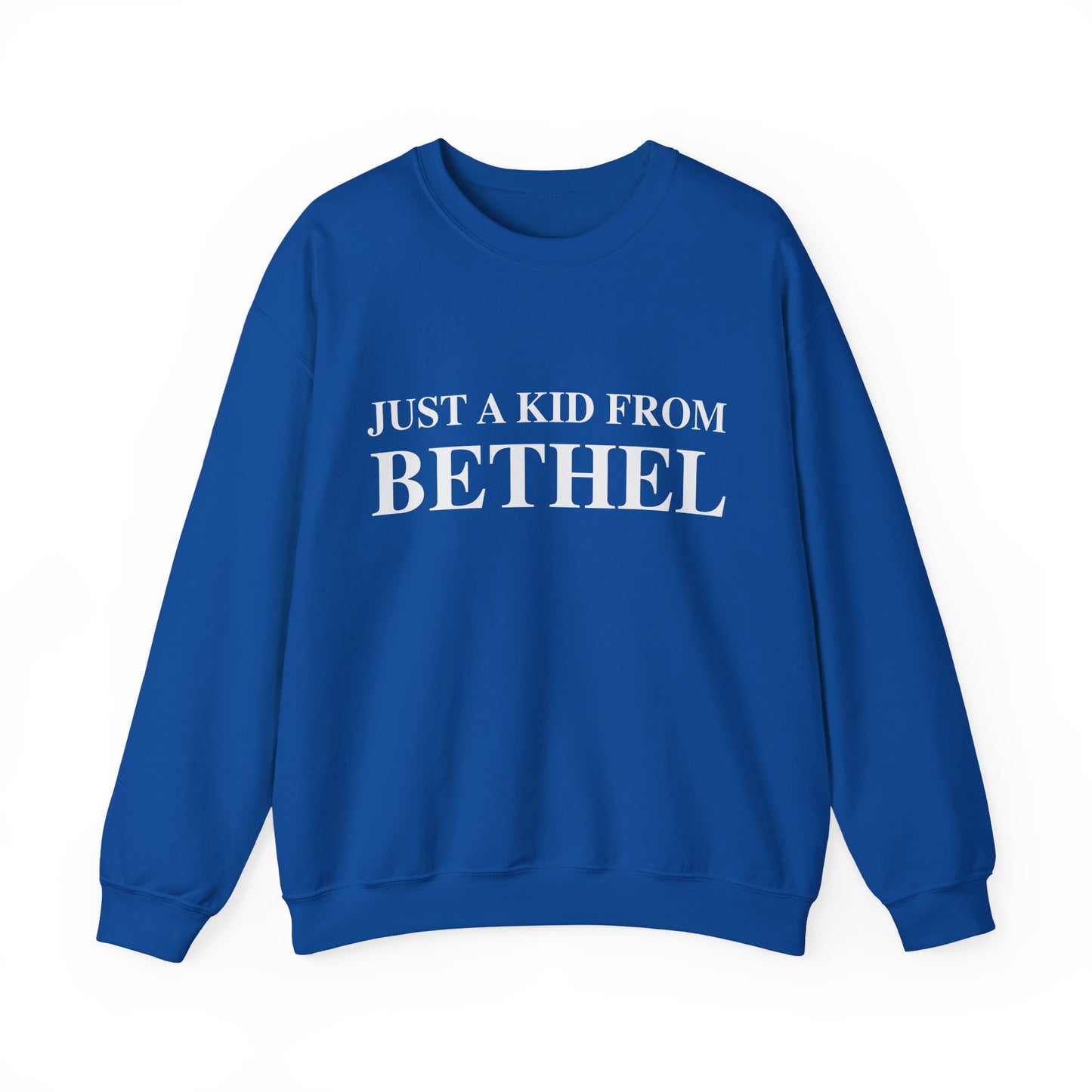 Just a kid from Bethel Unisex Heavy Blend™ Crewneck Sweatshirt
