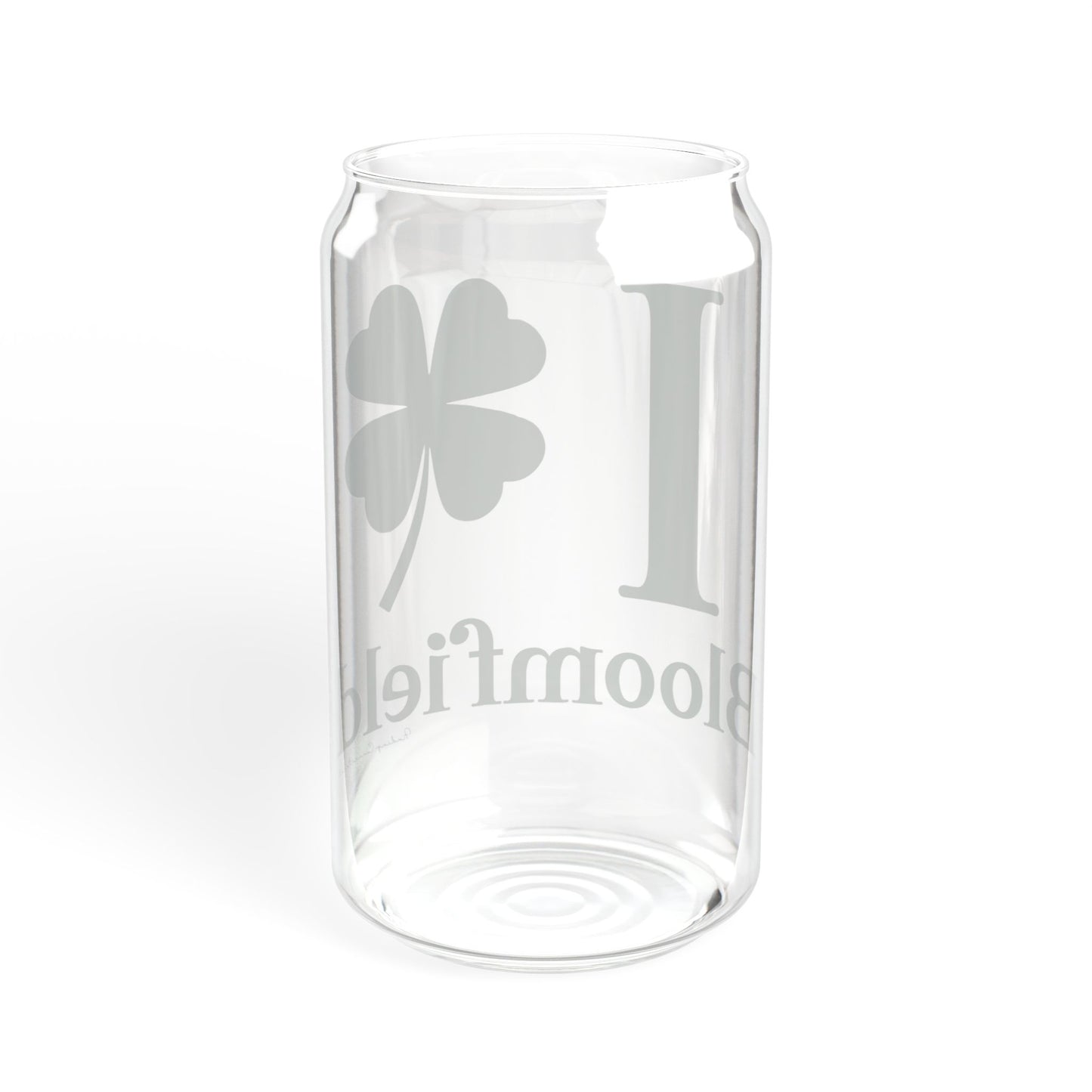 I Clover Bloomfield Sipper Glass, 16oz