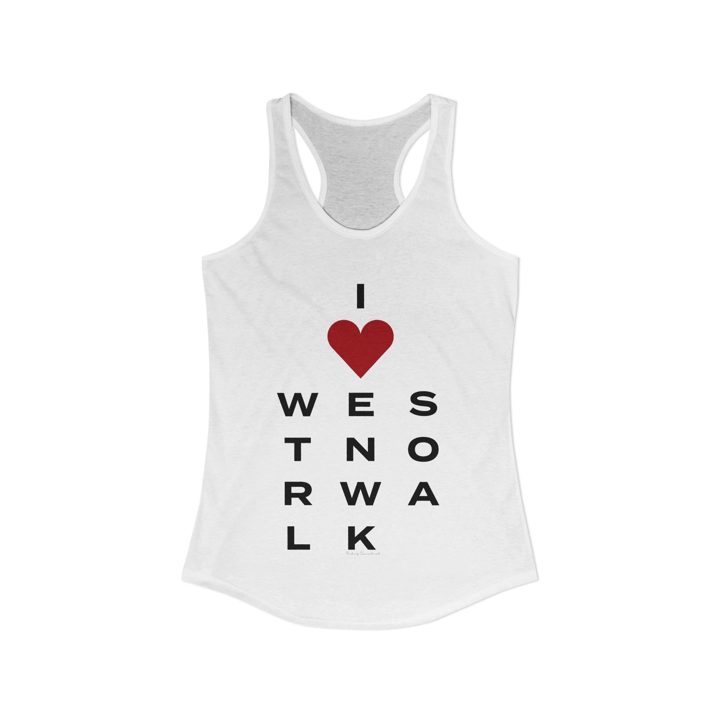 West Norwalk Vision Women's Ideal Racerback Tank Top