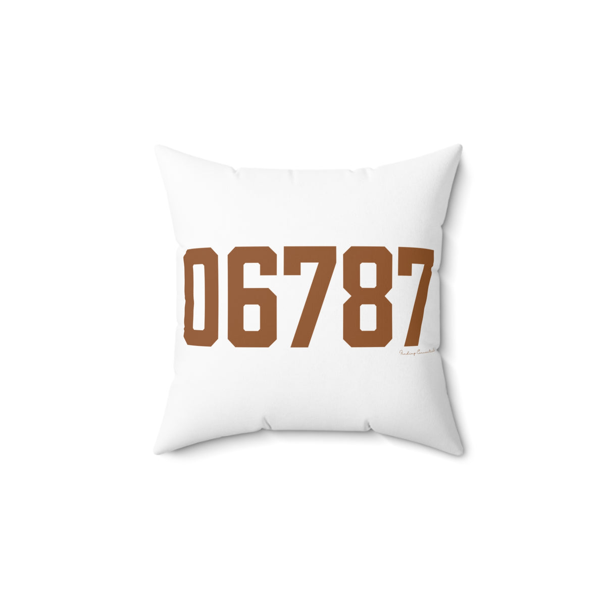 06787 Thomaston Connecticut Zip Code Polyester Square Pillow