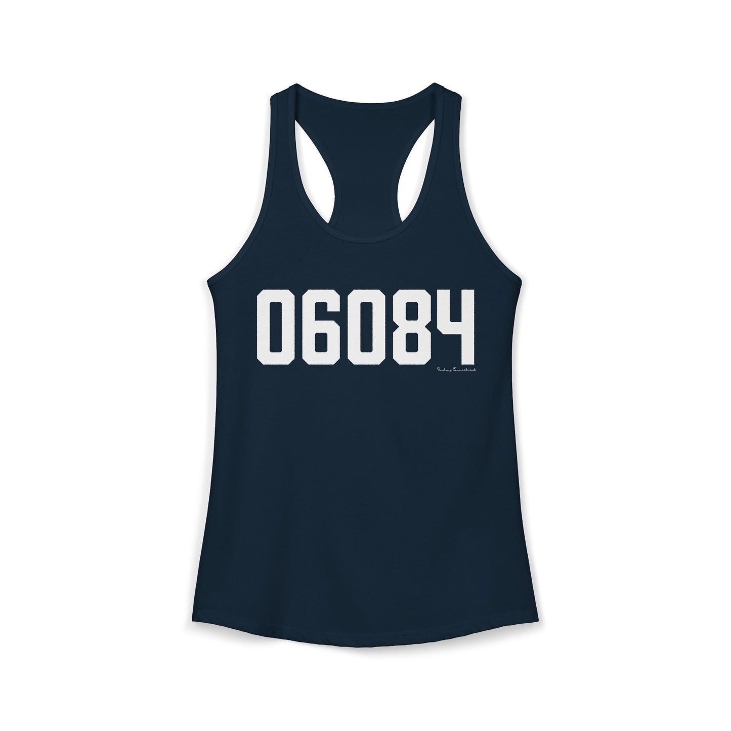 06084 Tolland CT Zip Code Women's Ideal Racerback Tank Top
