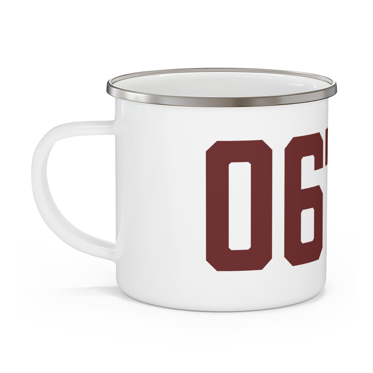 06770 Naugatuck Connecticut Zip Code Enamel Camping Mug