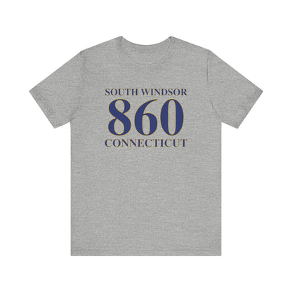 South Windsor 860 Connecticut Unisex Jersey Short Sleeve T-Shirt