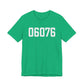 06076 Union CT Zip Code Unisex Jersey Short Sleeve T-Shirt