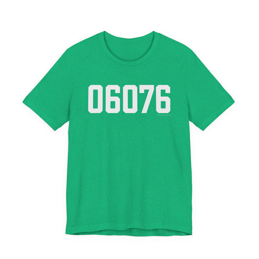 06076 Union CT Zip Code Unisex Jersey Short Sleeve T-Shirt