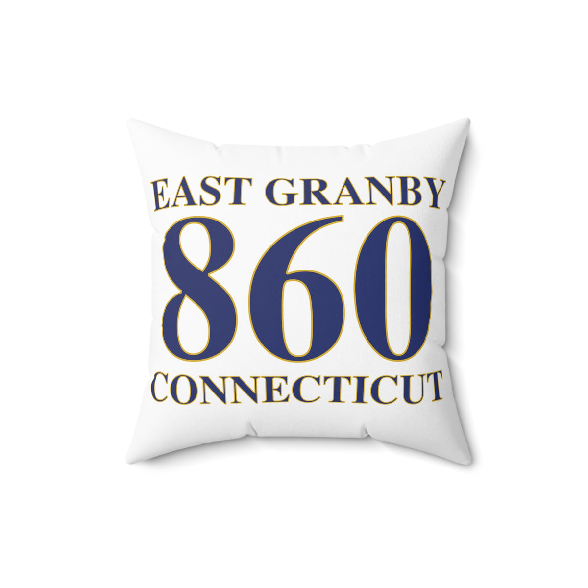 East Granby 860 Connecticut Polyester Square Pillow