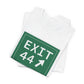 Vintage Exit 44 Merritt Parkway Sign Unisex Jersey Short Sleeve T-Shirt