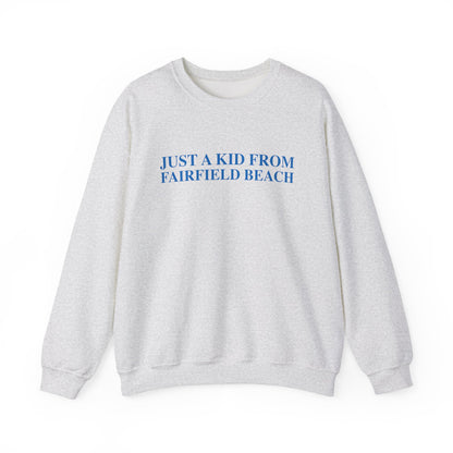Just a kid from Fairfield Beach Unisex Heavy Blend™ Crewneck Sweatshirt