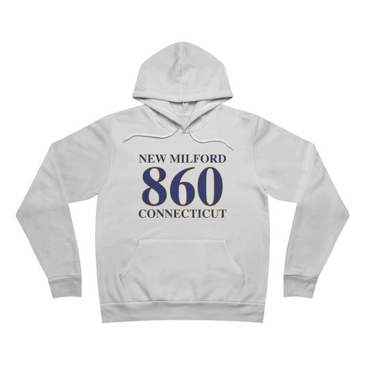 New Milford 860 Connecticut Unisex Sponge Fleece Pullover Hoodie