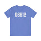 06612 Easton CT Zip Code Unisex Jersey Short Sleeve T-Shirt